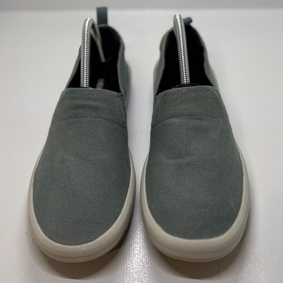 Merrell Gridway Men’s Slip-On Shoes Vibram Sole with blue/green(teal) Canvas 8.5 - Picture 3 of 11